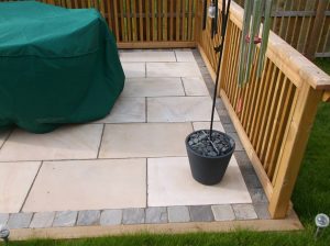Patio service creating a safe and stylish space.
